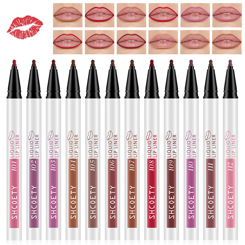 Rotulador de tinte labial líquido mate 2 en 1