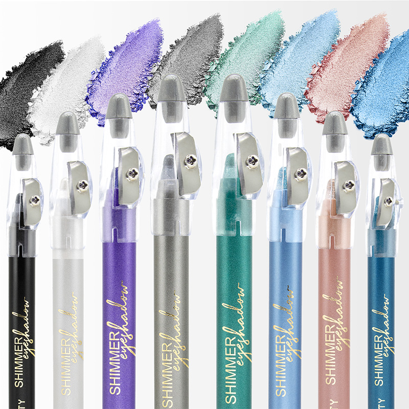 Lápiz de sombra de ojos abrillantador en crema brillante de 8 colores