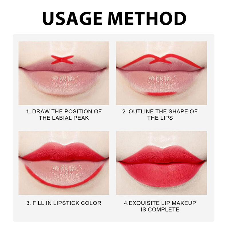 Rotulador de tinte labial líquido mate 2 en 1