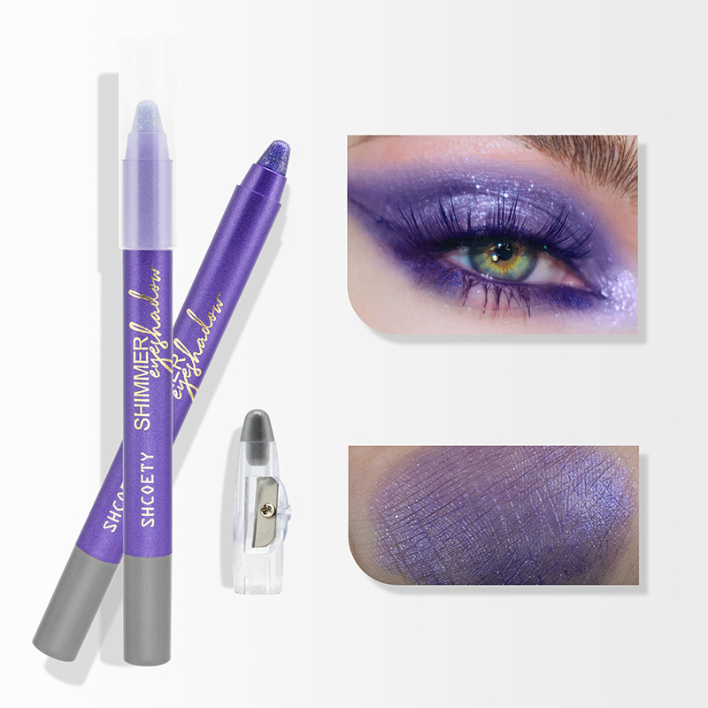 Lápiz de sombra de ojos abrillantador en crema brillante de 8 colores